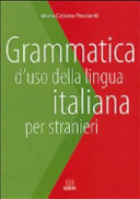 Copertina  Grammatica D' Uso Della Lingua Italiana Per Stranieri