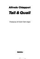 Copertina  Tali & quali