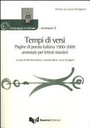Copertina  Tempi di versi : pagine di poesia italiana 1900-2009 annotate per lettori stranieri